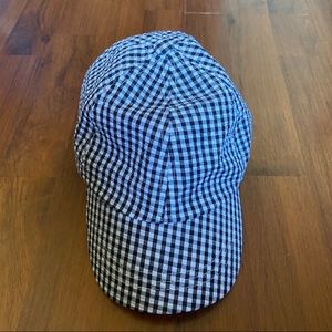 🦋UO B/W Gingham Baseball Cap